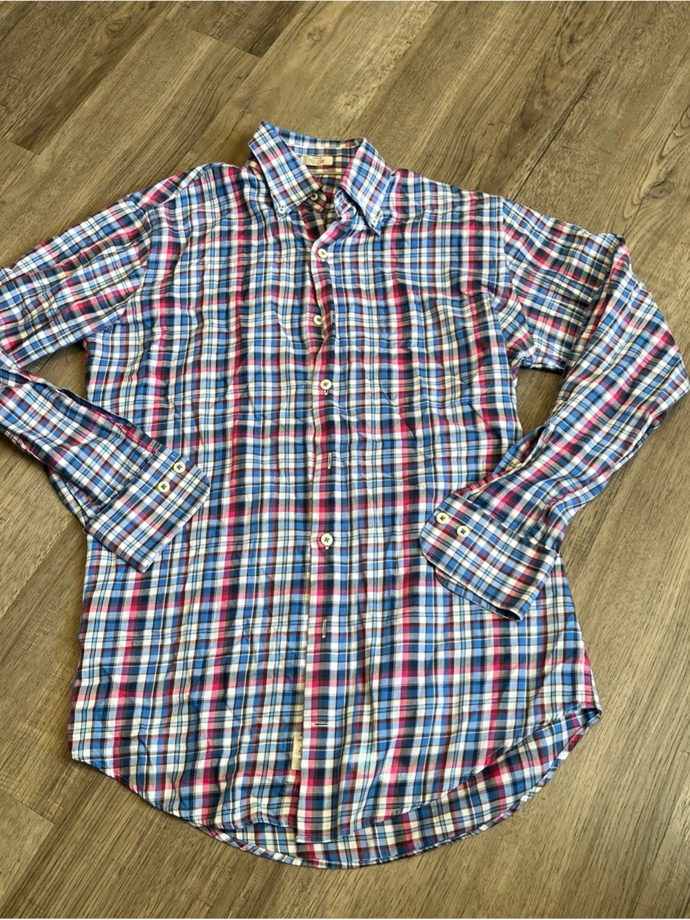 Men's Plaid Button-Down Shirt - Peter Millar S